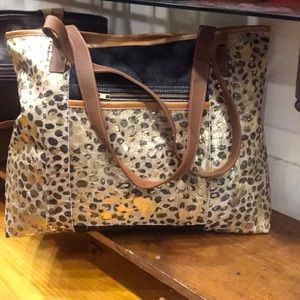 Leather hand made bag